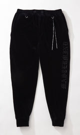 VELVET TRACKPANTS