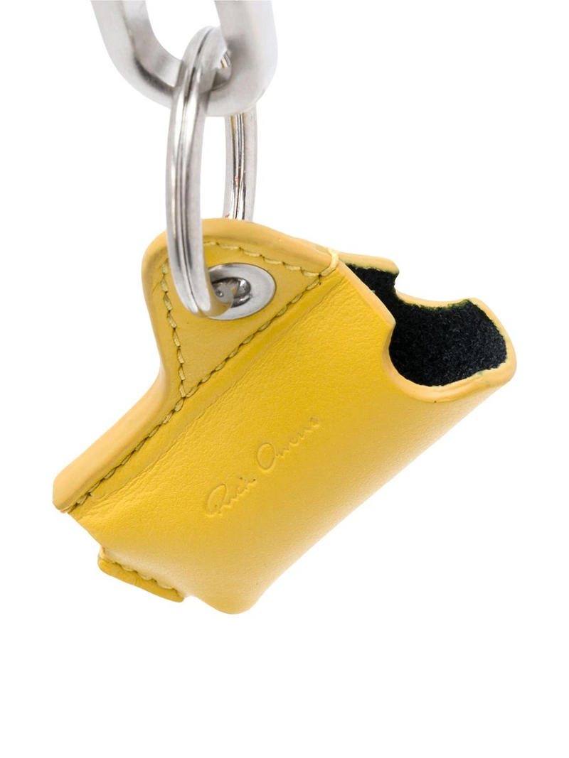 MINI YELLOW LIGHTER CASE KEYCHAIN