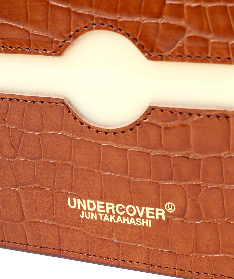 Undercover Blade crocodile-effect Clutch Bag - Farfetch