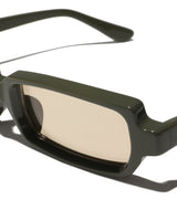 KHAKI ACETATE SUNGLASSES