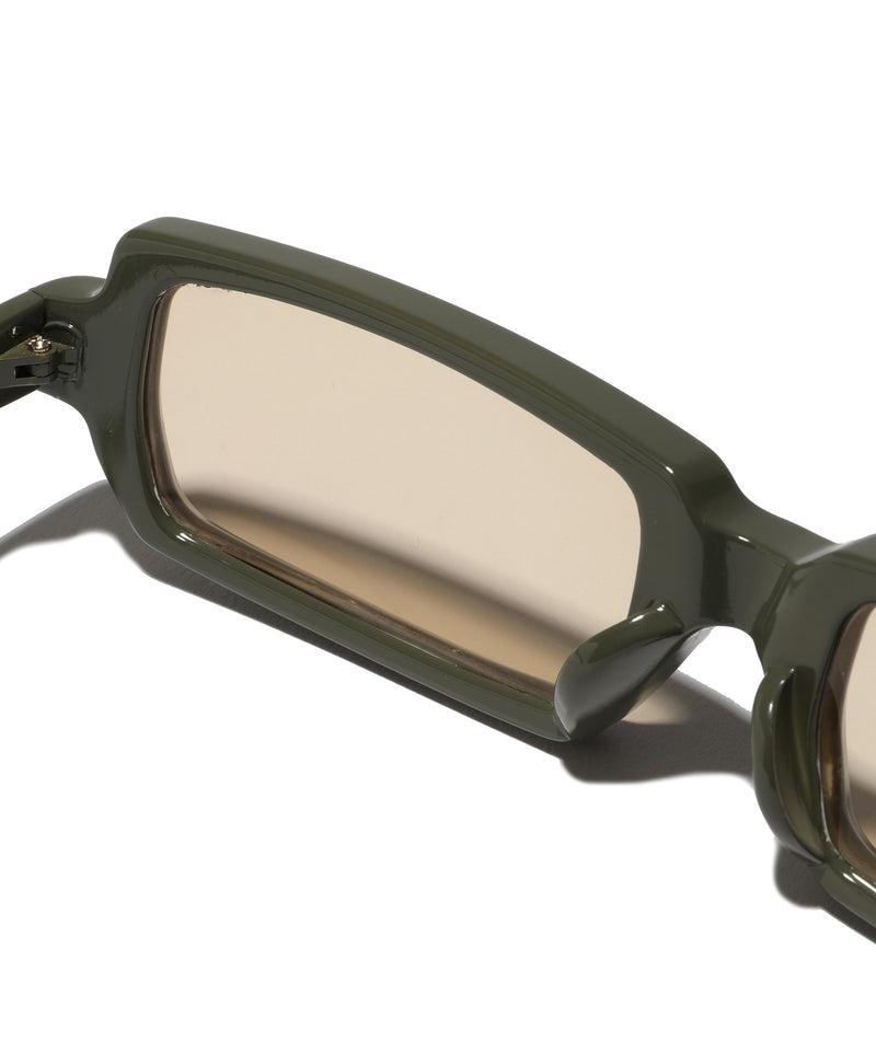 KHAKI ACETATE SUNGLASSES