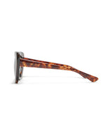 AMBER ACETATE SQUARE SUNGLASSES