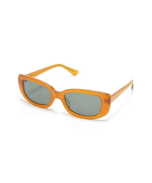 CAMEL ACETATE RECTANGLE SUNGLASSES