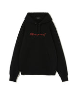 "NOTHING IS PERMANENT" EMBROIDERED HOODIE
