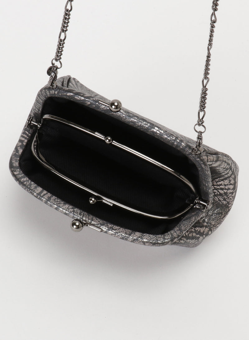 SILVER CLASP POUCH