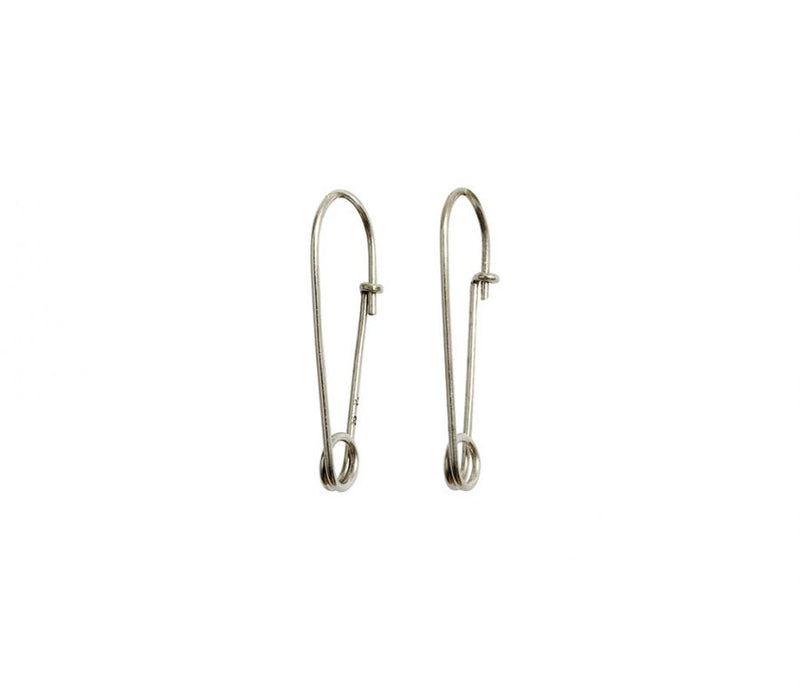 Fine safety pin earrings – CLOSETCASECONCEPTS