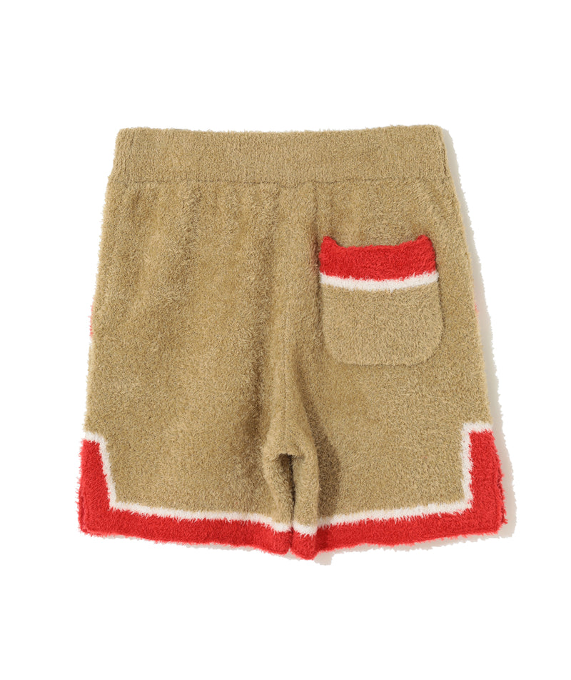 Beige toweling shorts